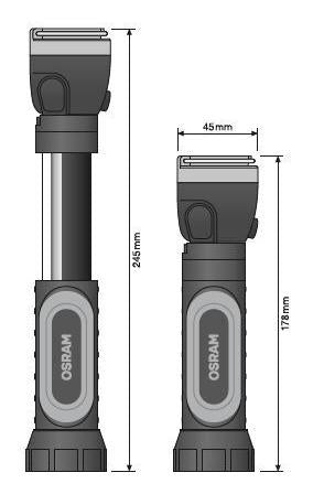 Osram LEDinspect teleskopisk arbeids- og lommelykt – Allsidig og praktisk belysning - Lyshelten.no