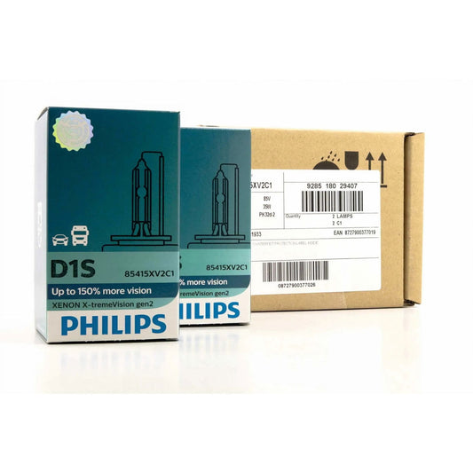 D3s PHILIPS XV2 XTREME VISION Xenonpærer (Sett) - Lyshelten.no