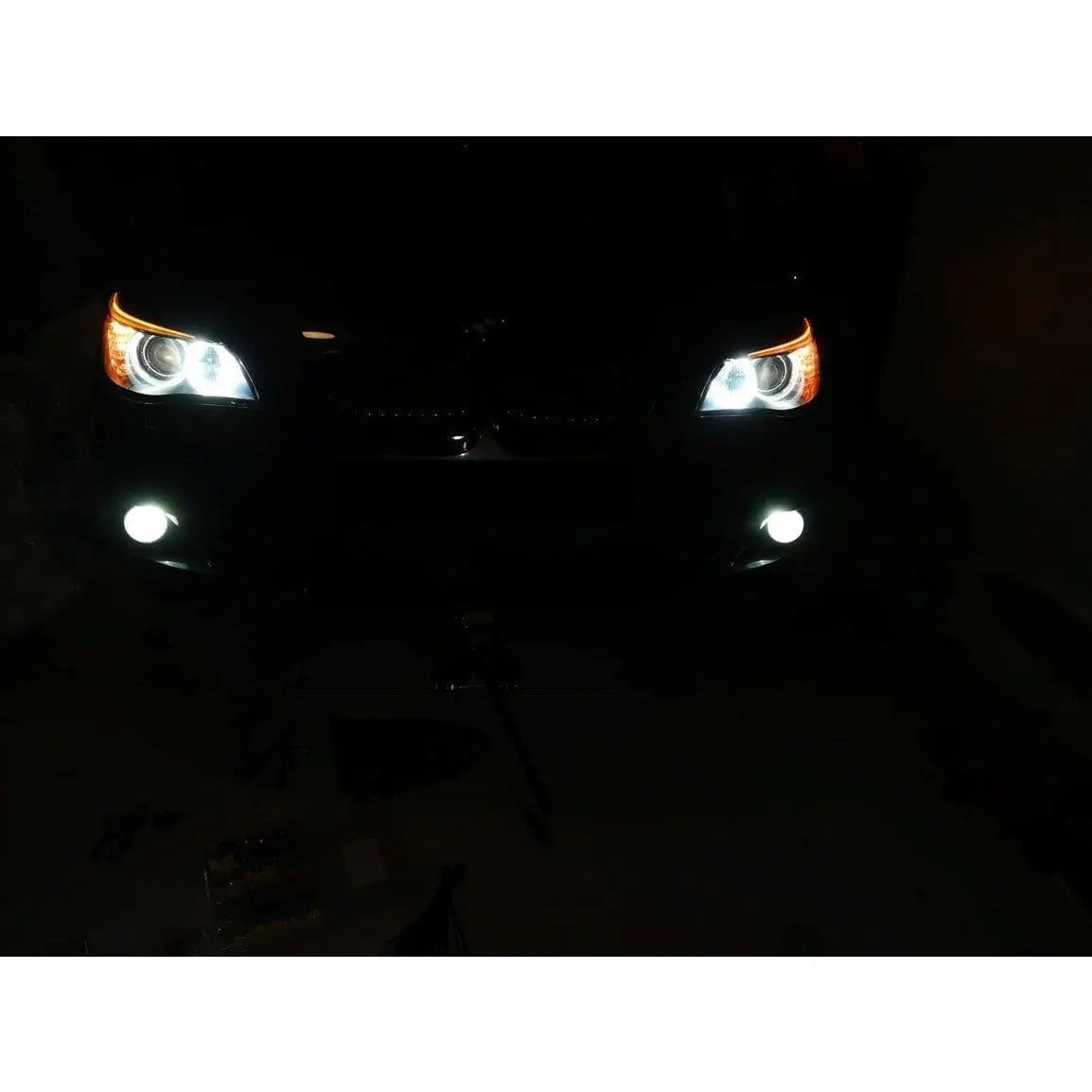 MTEC Maruta LED ANGEL EYES LYSPÆRER FOR BMW H8 V4.0, E60 E61 (LCI) (Sett) - Lyshelten.no