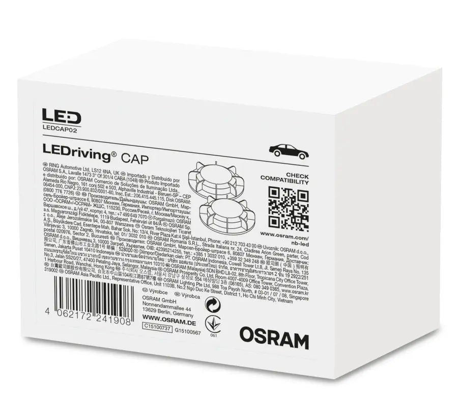 Osram LEDriving Beskyttelseslokk LEDCAP02 - Lyshelten.no